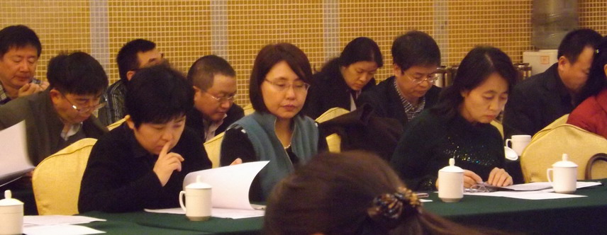 张俊萍教授、黄岚教授、邢卉春教授、沈建箴教授等专家审议议程